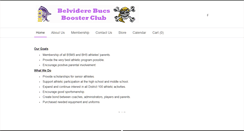 Desktop Screenshot of belviderebucsboosterclub.org